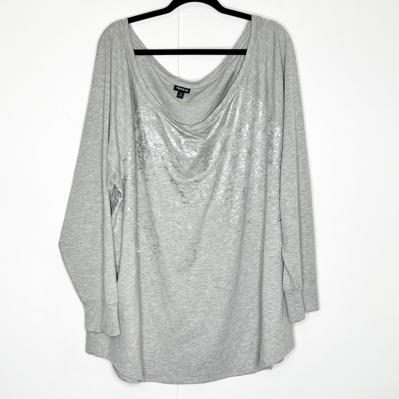 Torrid Gray Top - Picture 1 of 6